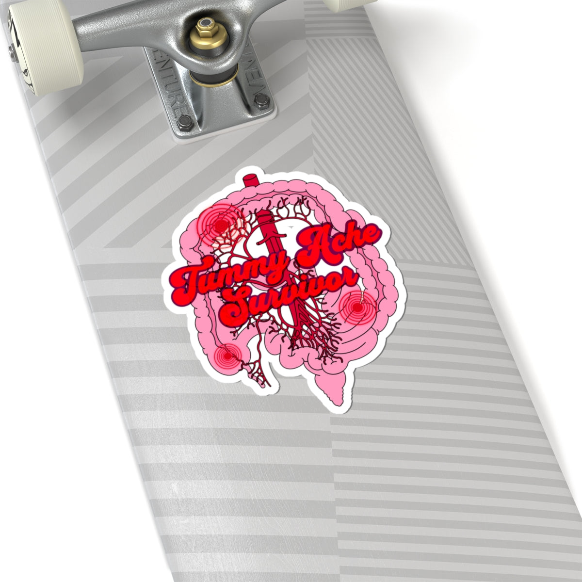 Tummy Ache Survivor Sticker