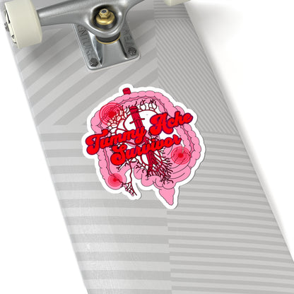 Tummy Ache Survivor Sticker