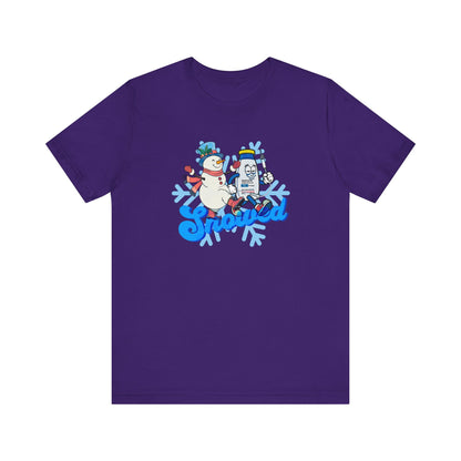 Snowed T-Shirt, Funny Propofol Nurse Shirt, ICU & Anesthesia Humor, Sedation Snowman, CRNA, Critical Care, Medical Gift, RN Tee