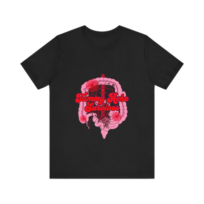 Tummy Ache Survivor Shirt, Funny Gut Health, Digestive System, GI Nurse, Stomach Pain Humor, Medical, IBS, Healthcare Gift Tee