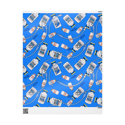 Silent Night In The ICU Wrapping Paper