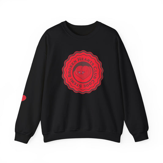 Broken Hearts Club Sweatshirt, Code STEMI, Cath Lab, Cardiology Nurse, ICU & ER Humor, Medical Heart Design with Sleeve Art