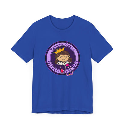 Trauma Queen, Intensive Care Unit T-Shirt, Funny ICU Nurse, ER, Critical Care, Medical Humor, RN Gift, Healthcare Worker Tee