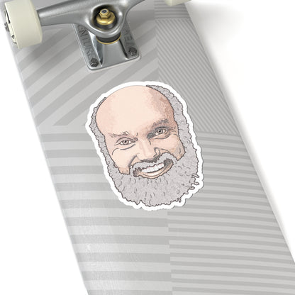 Ram Dass Portrait Sticker - Richard Alpert - Spiritual Teacher and Author