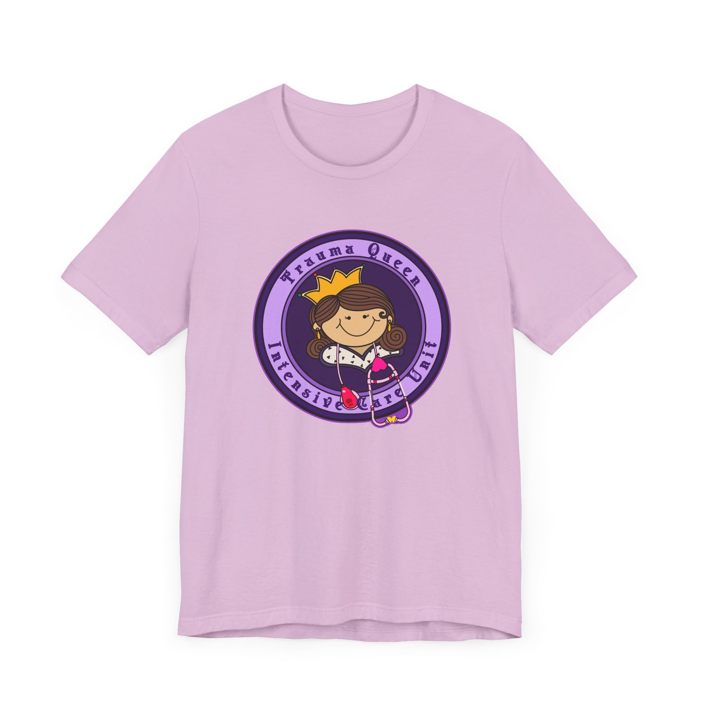Trauma Queen, Intensive Care Unit T-Shirt, Funny ICU Nurse, ER, Critical Care, Medical Humor, RN Gift, Healthcare Worker Tee