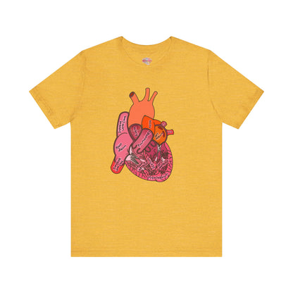 Anatomical Heart Label Diagram Shirt