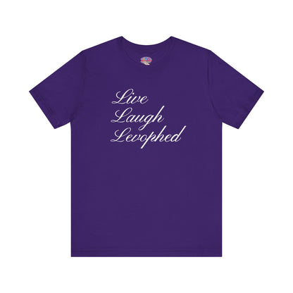 Live Laugh Levophed T-Shirt, Funny ICU Nurse Shirt, Critical Care Humor, RN, ER, Nursing Gift, Cardiac & Shock Treatment Tee