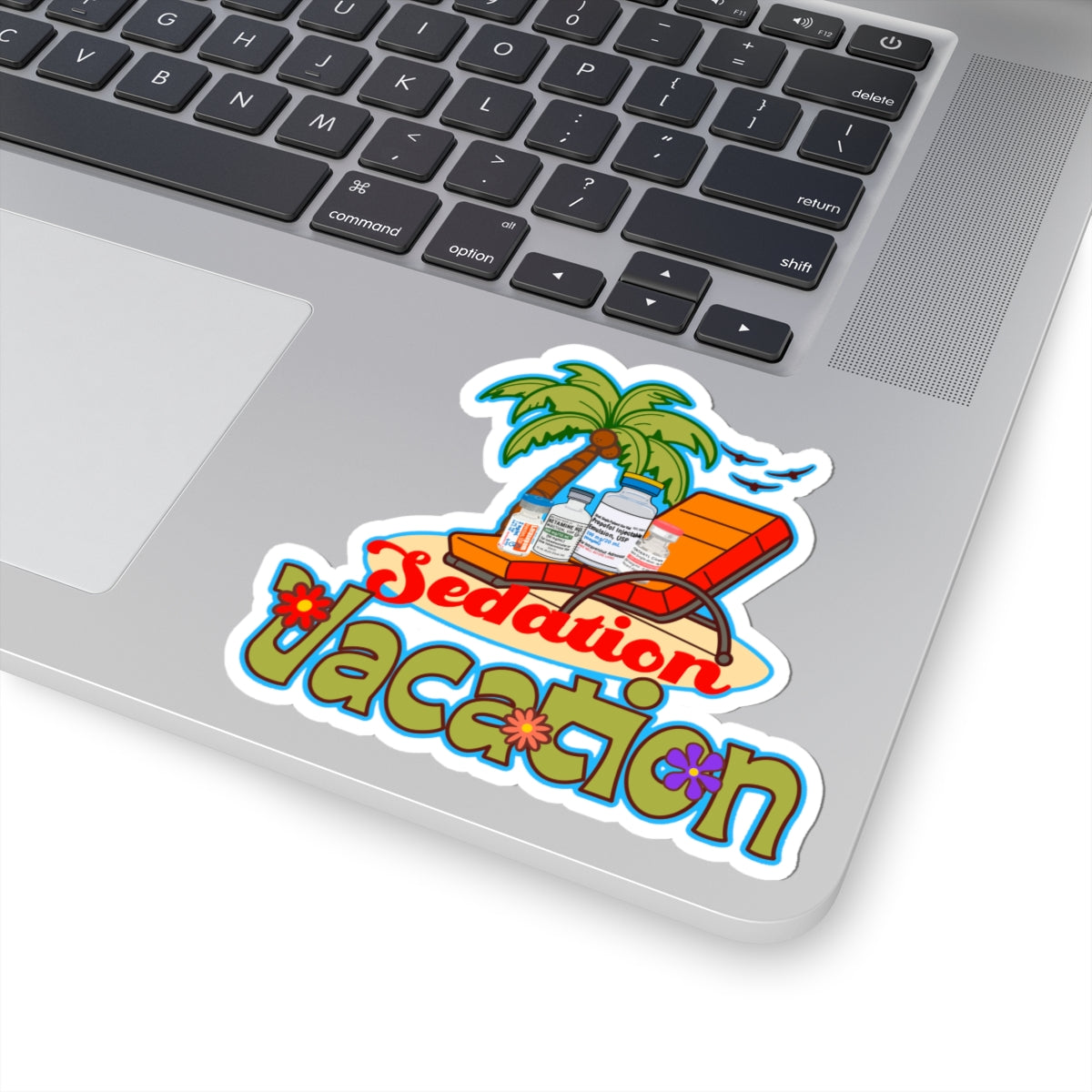 Sedation Vacation Sticker - Daily Wakey Wakey Decal