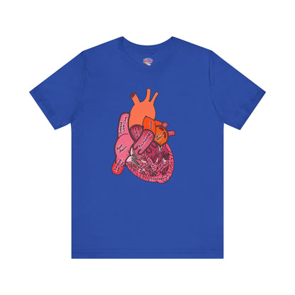 Anatomical Heart Label Diagram Shirt