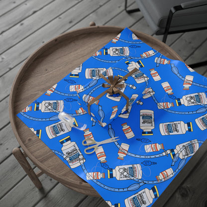Silent Night In The ICU Wrapping Paper