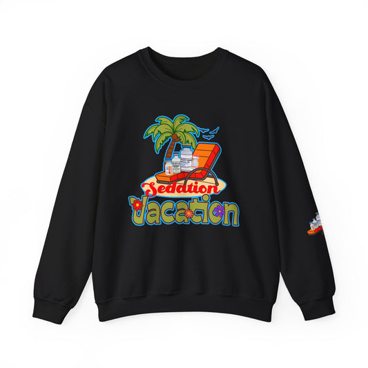 Sedation Vacation Sweatshirt, Relax in Style with ICU Humor, Daily Awakening Trial Humor, Great gift for ICU Nurses, Critical Care Doctors