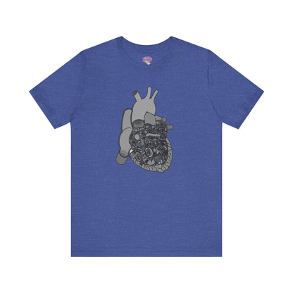 Valves and Ventricles - Heart Anatomy/Car Engine Mash Up T-Shirt