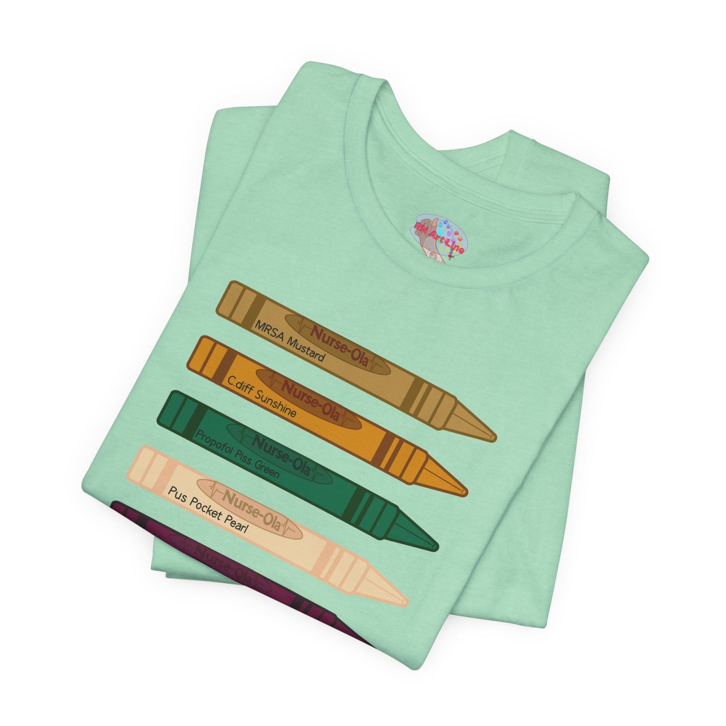 Nurse-ola Crayons T-shirt