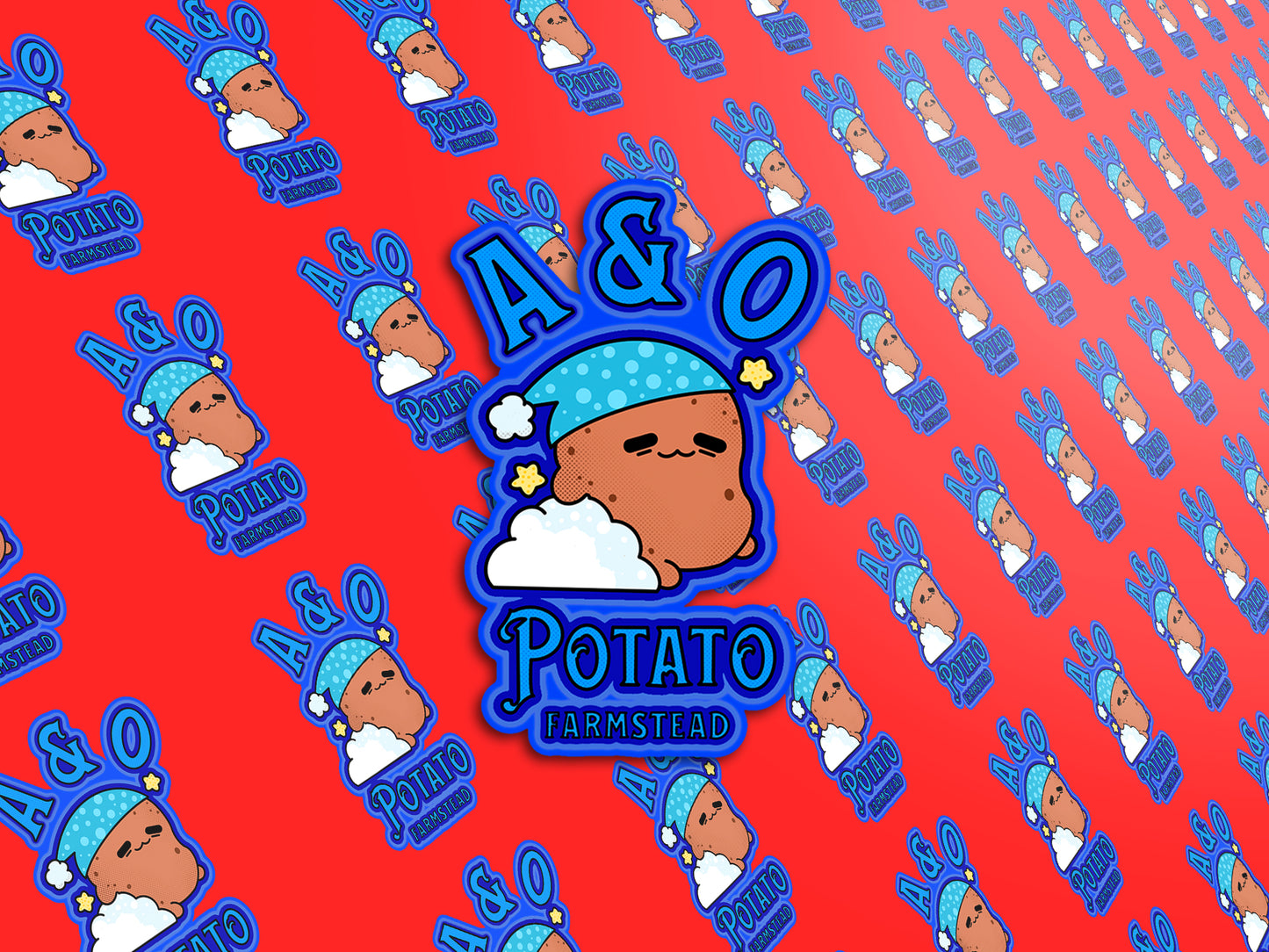 A&O Potato Sticker