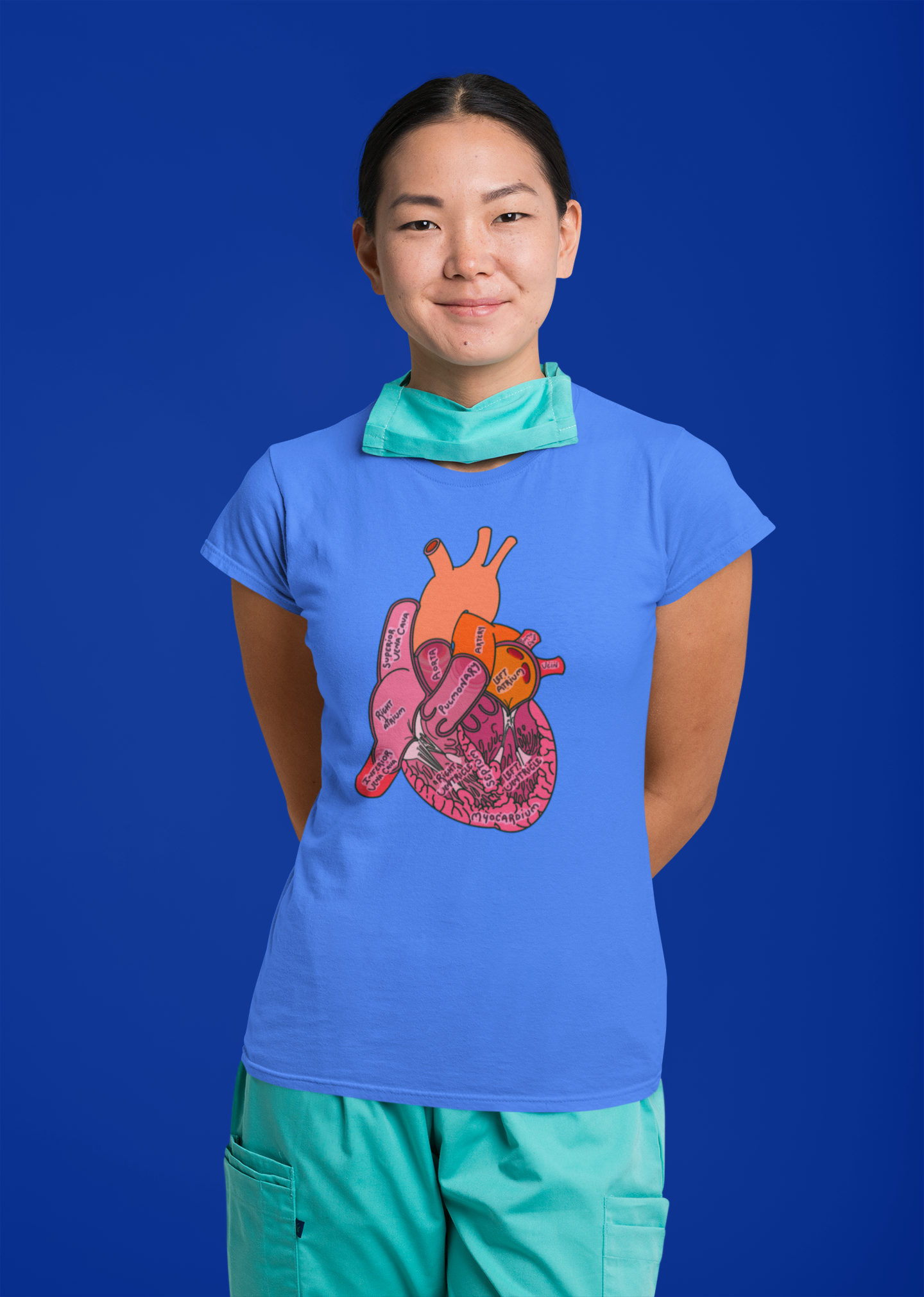 Anatomical Heart Label T-Shirt