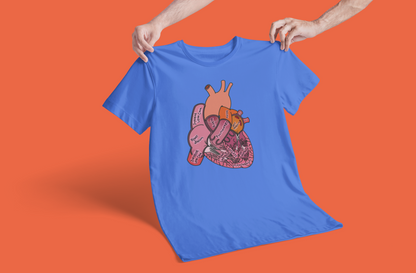 Anatomical Heart Label T-Shirt