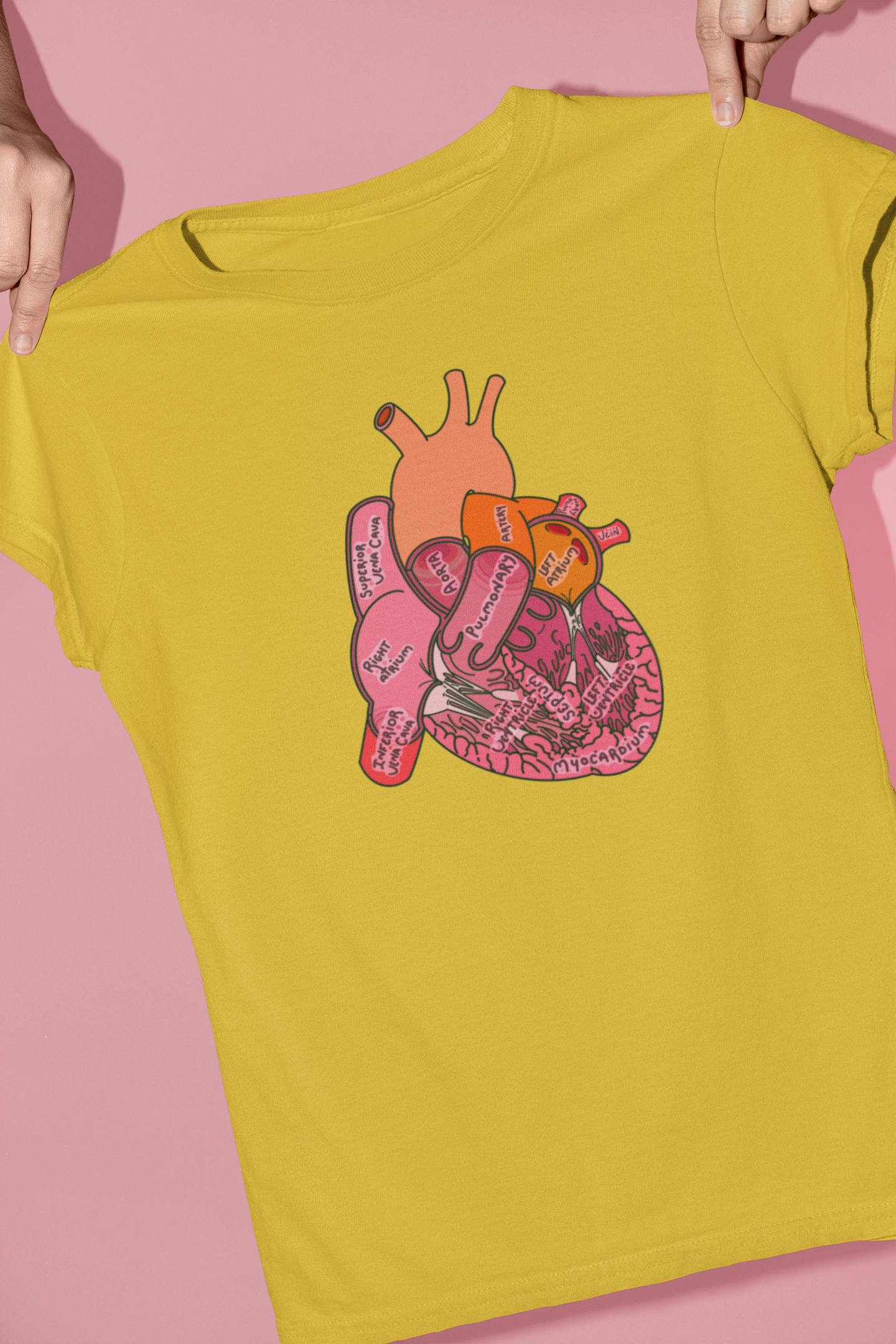Anatomical Heart Label T-Shirt