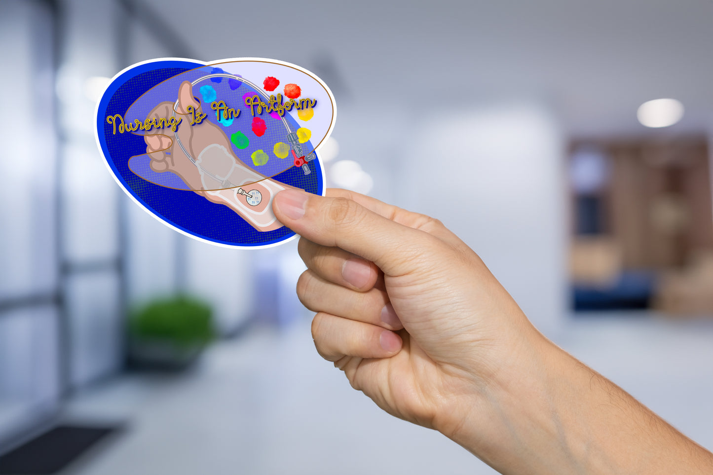 Nursing Is An Art-form Sticker