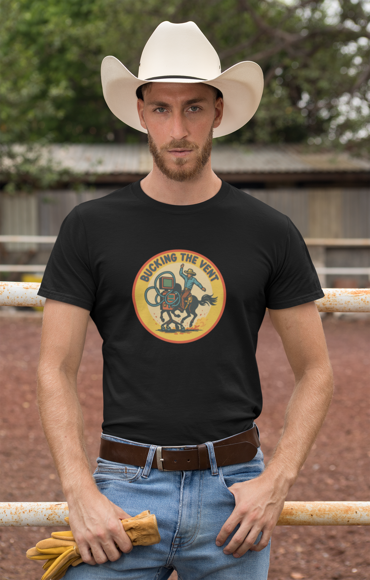 Bucking The Vent, ICU/RT T-Shirt