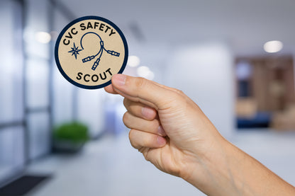 CVC Central Venous Catheter Safety Scout Badge (Sticker)