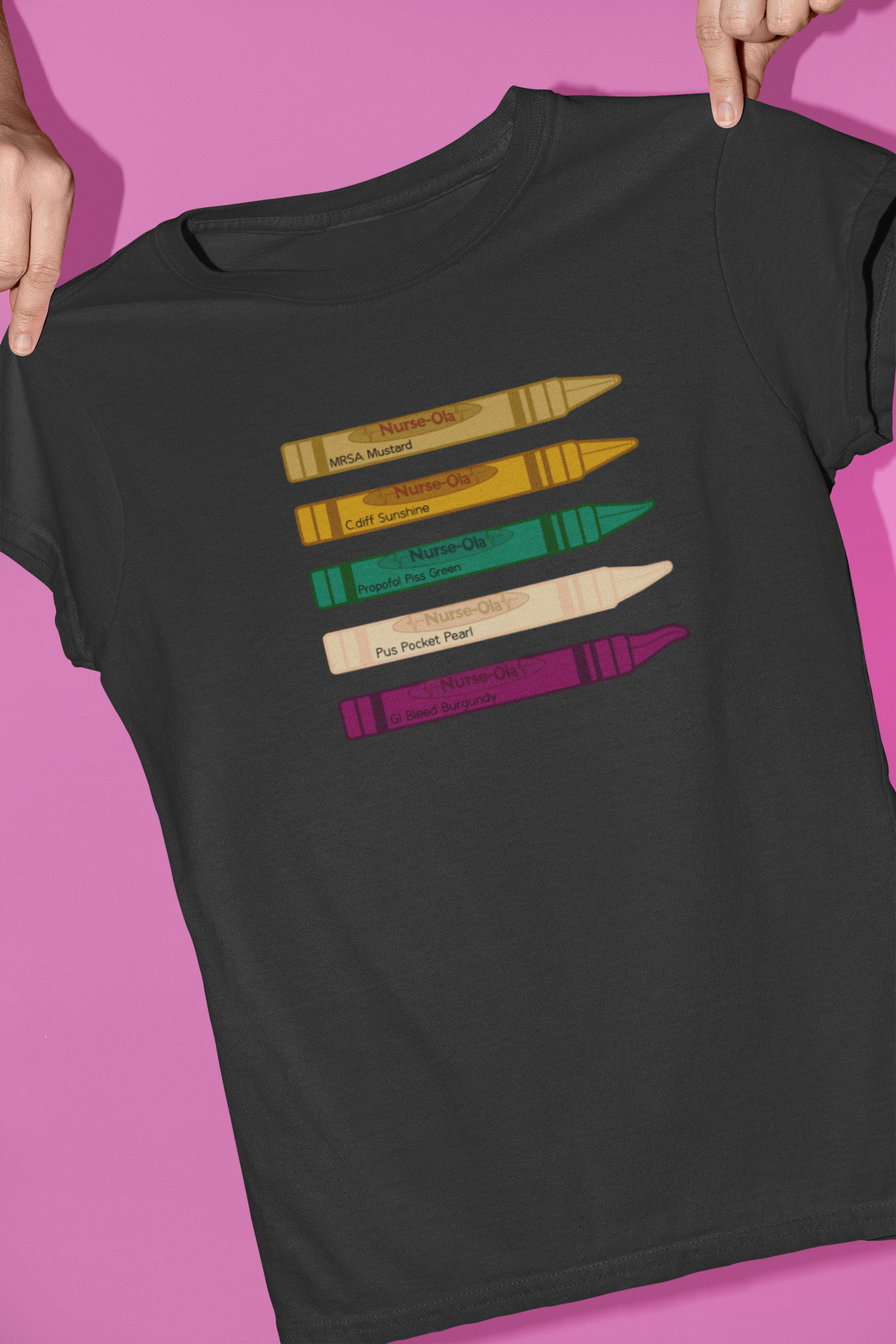 Nurse-ola Crayons T-shirt