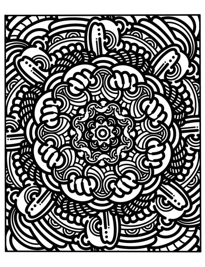 Color Infinity - Mindfulness Coloring Book