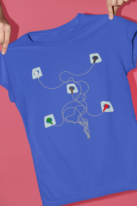 EKG Dots and Leads Tele Shirt