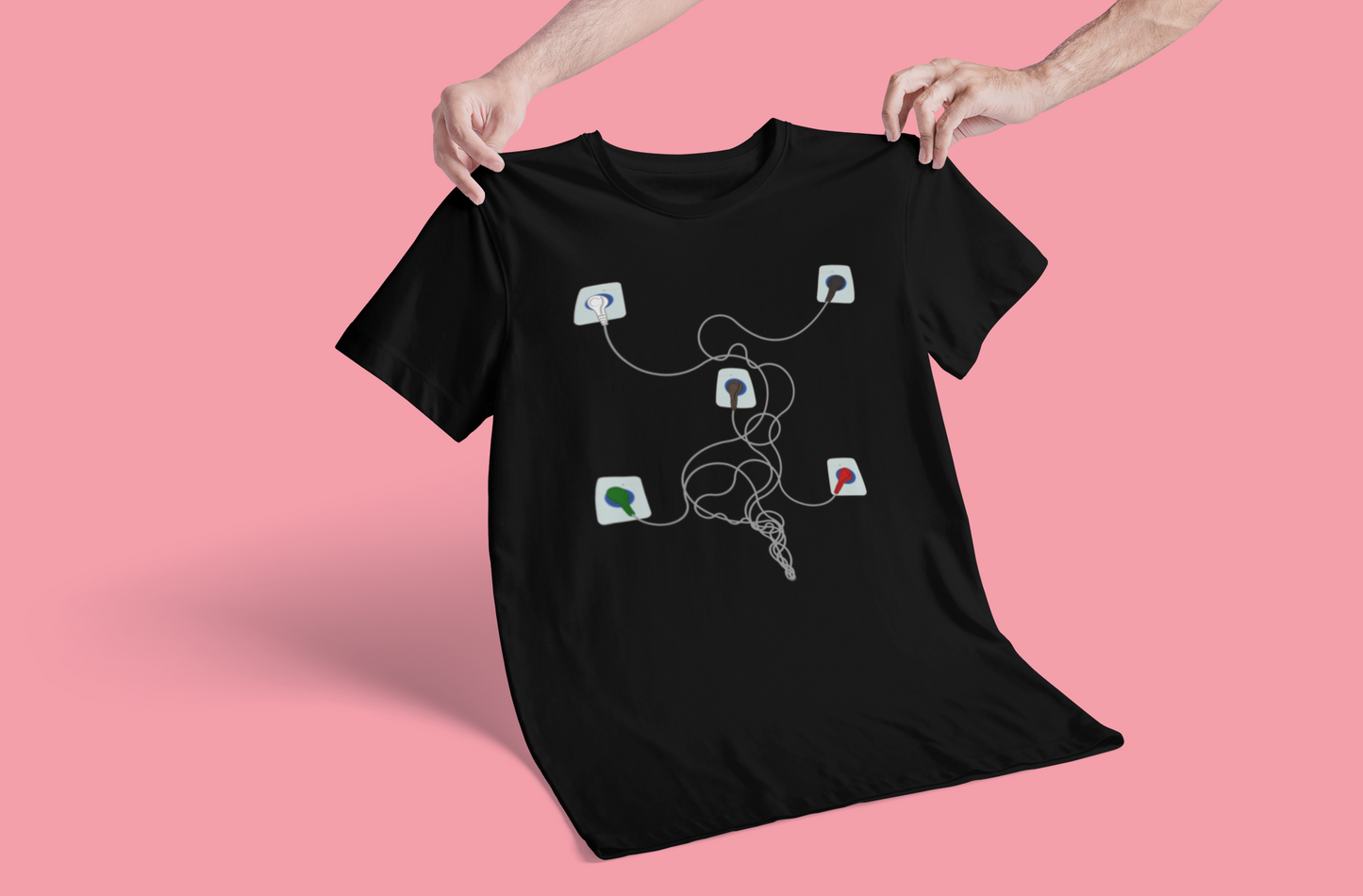 EKG Dots and Leads Tele Shirt