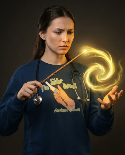 Elder Wand Sweatshirt, Absorbisco Canoem, Wicking-Wizardry