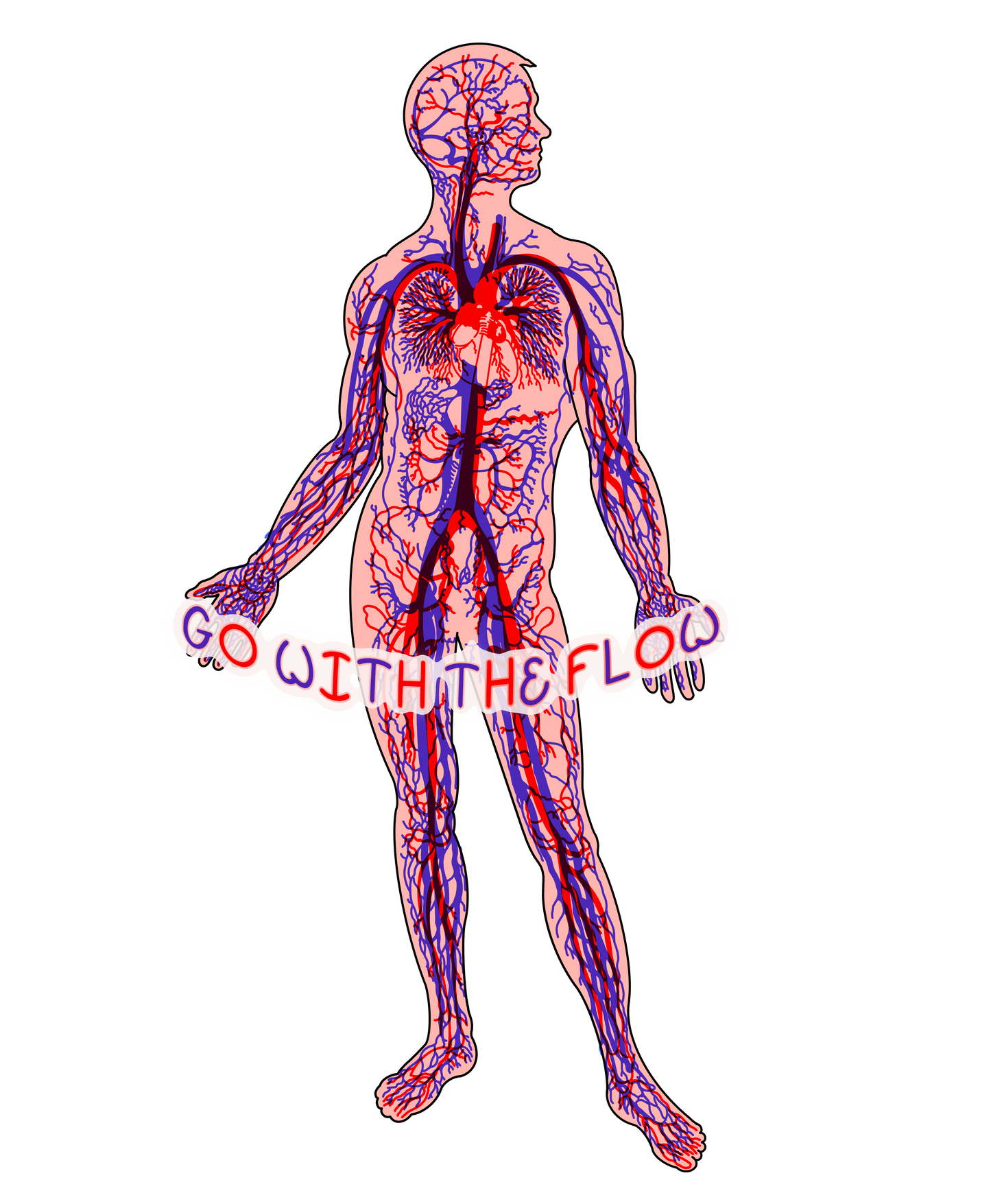 Go With The Flow Circulatory System Shirt