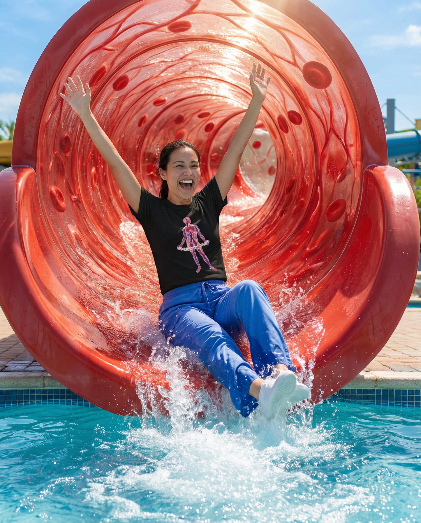 Go With The Flow Circulatory System Shirt