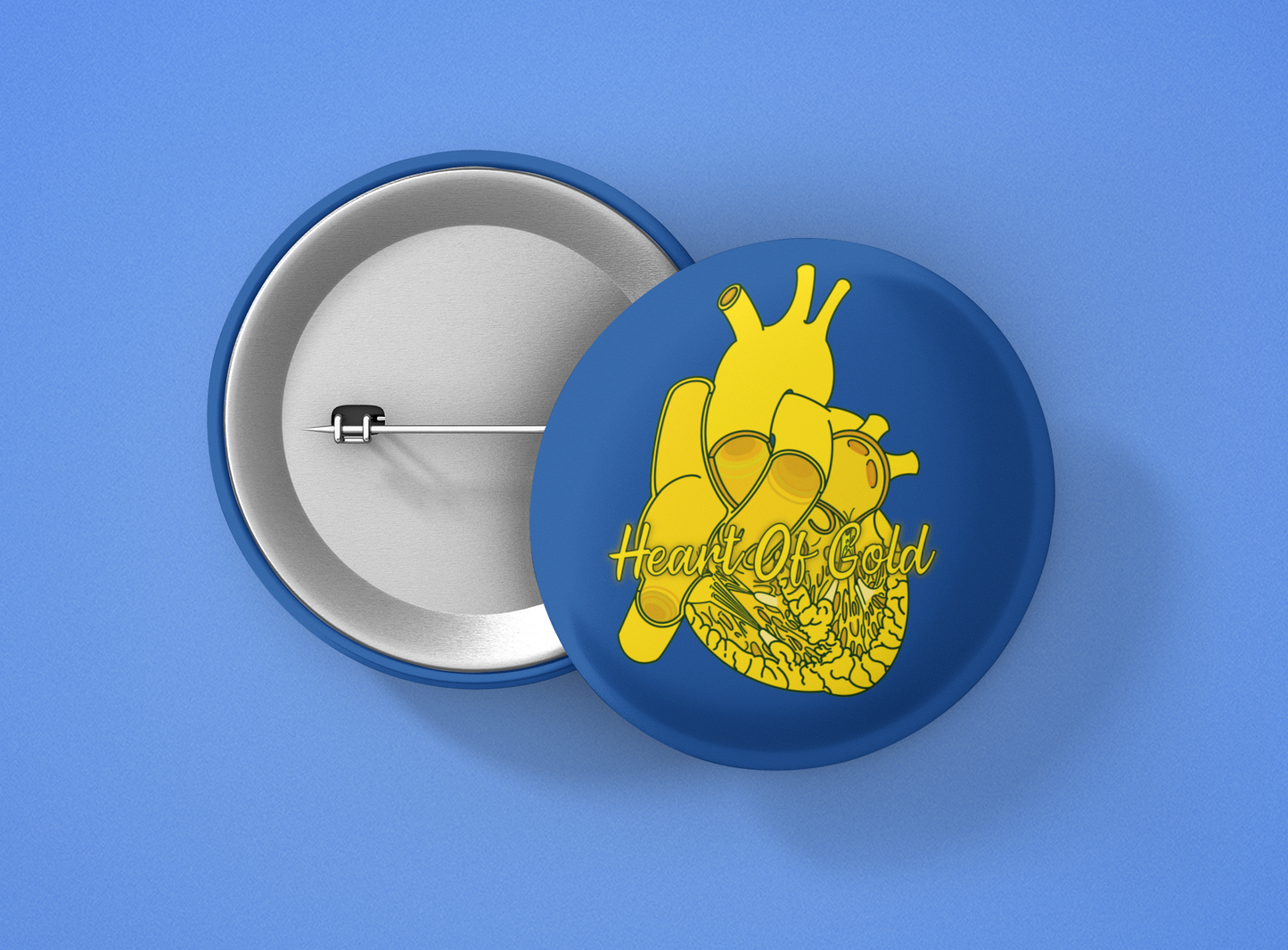 Heart of Gold Button