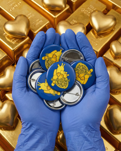 Heart of Gold Button