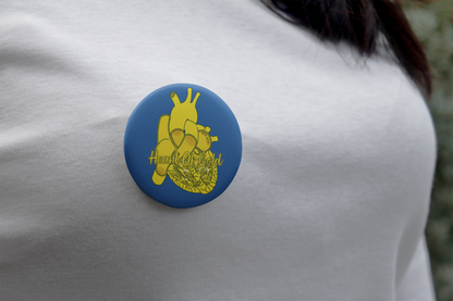 Heart of Gold Button