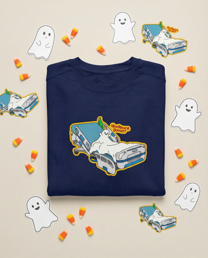 How About A Booost - Spooky Nurse Sweatshirt