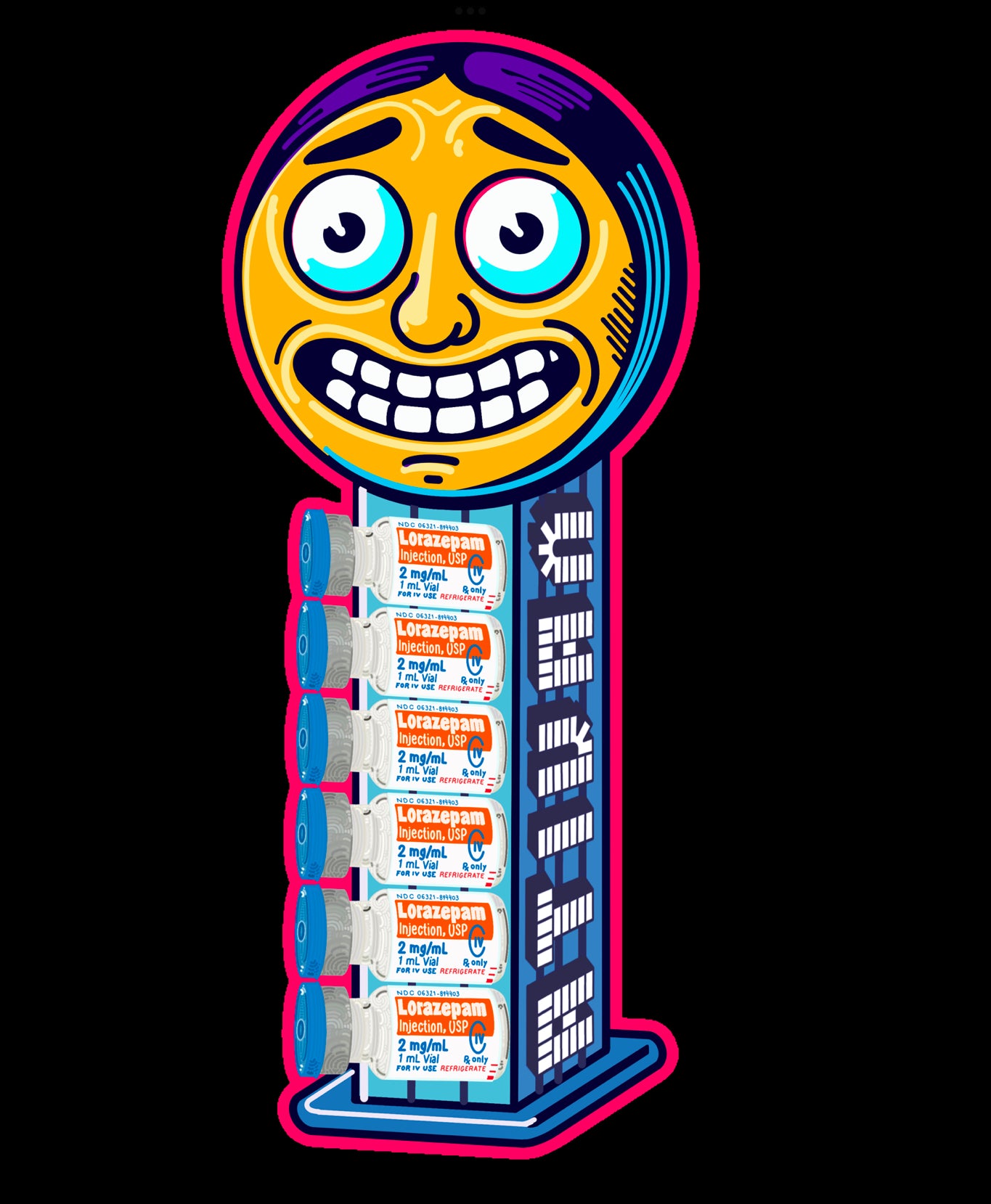 Chill Candy Dispenser, Anxiety Relief Shirt