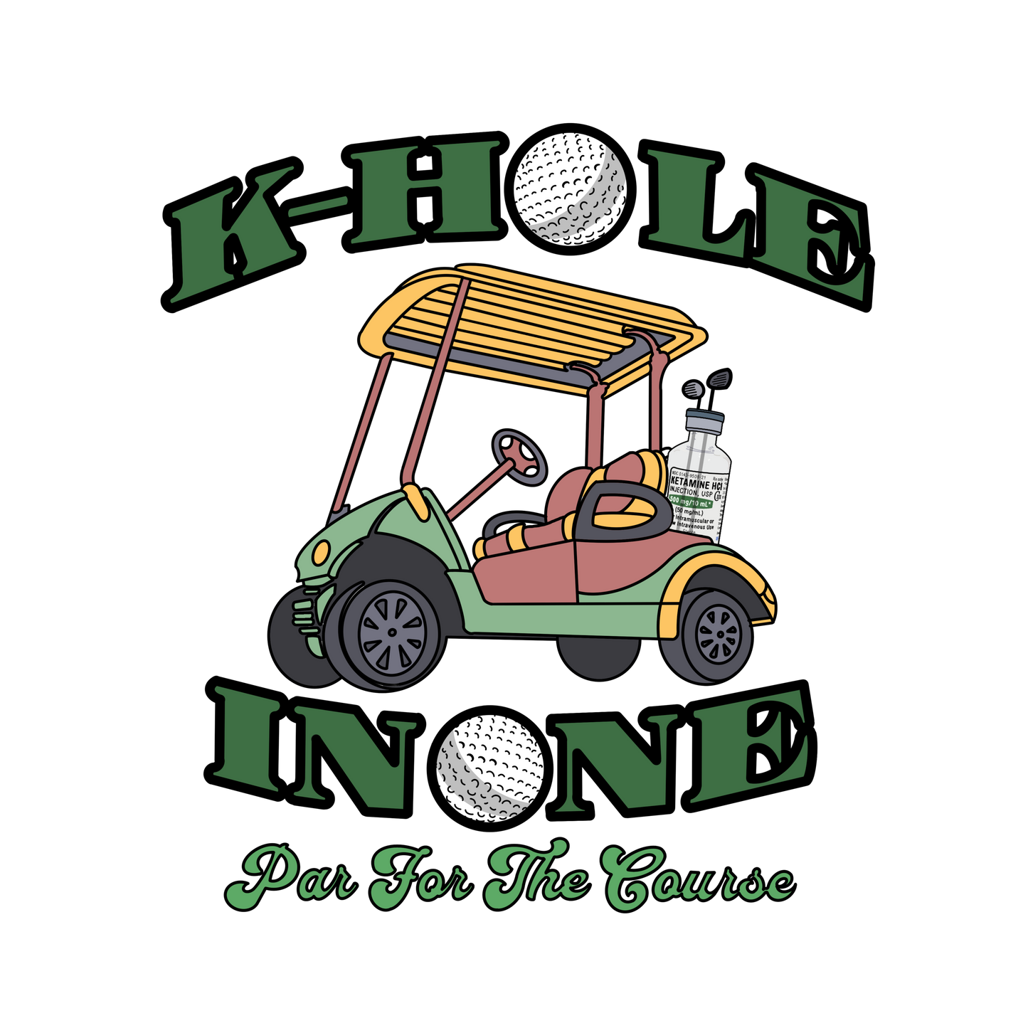 K Hole, Par For The Course, Ketamine Sweatshirt