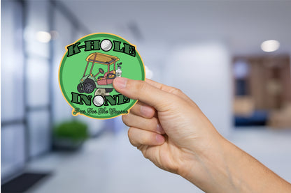 K-Hole In One Sticker, Ketamine Sticker