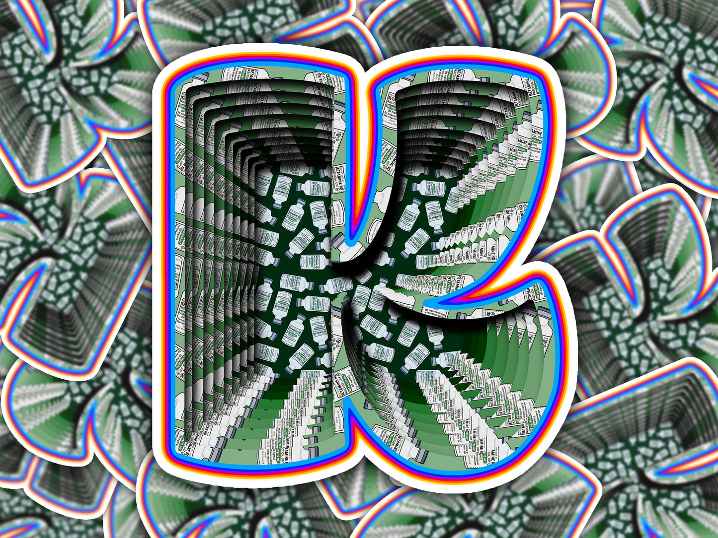 K Hole Sticker, Ketamine Humor for Healthcare Professionals