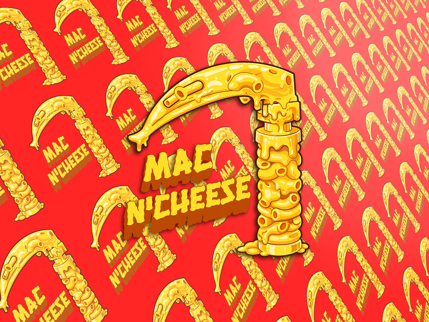 Mac (Blade) & Cheese Sticker