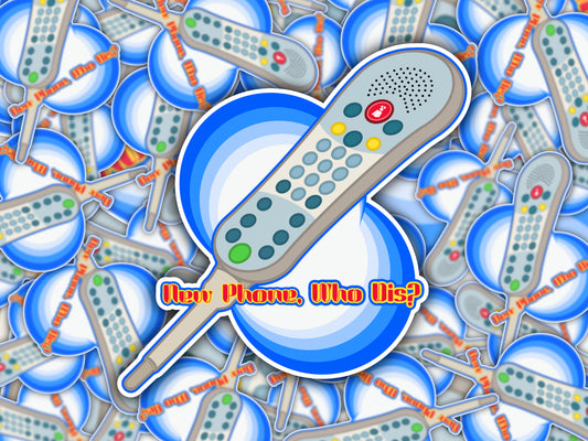 New Phone, Who Dis? Call Light Sticker