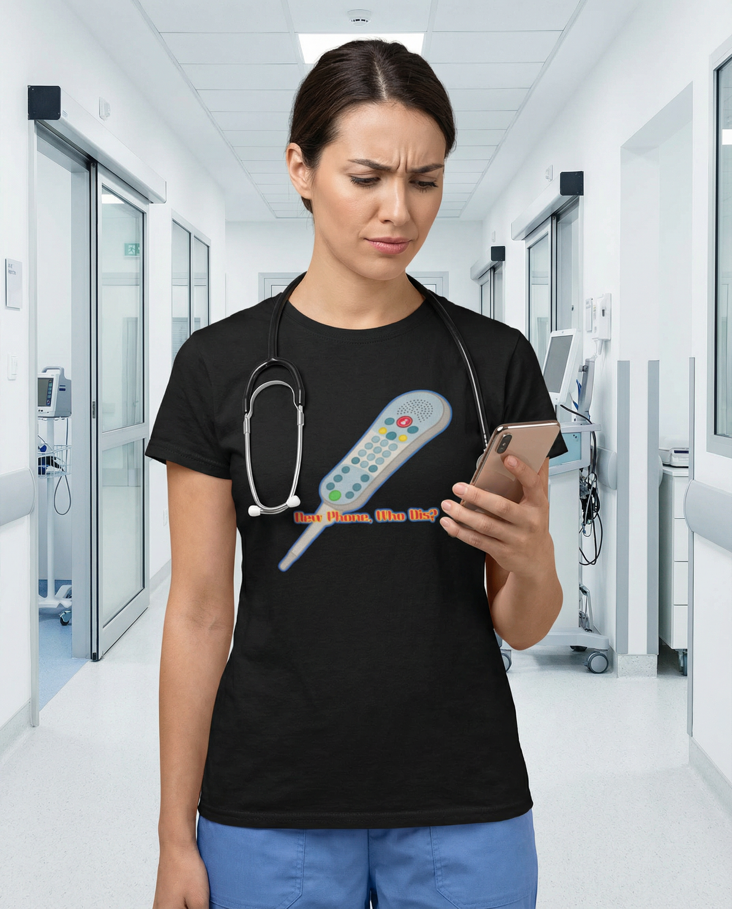 New Phone, Who Dis? Nurse Call Light Shirt