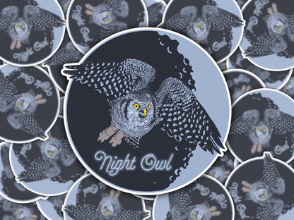 Night Owl Sticker
