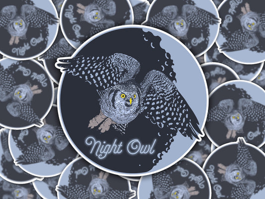 Night Owl Sticker