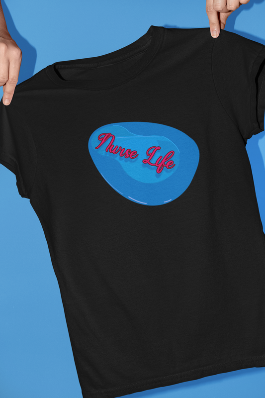 Nurse Life T-Shirt Bedpan Design