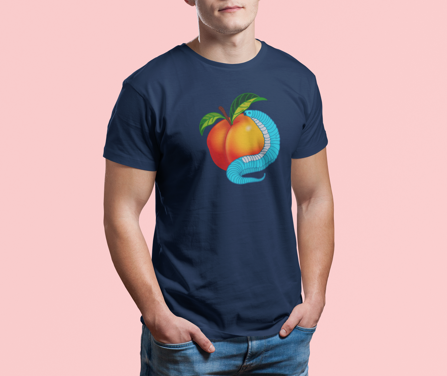 Peach Leech - External Catheter T-Shirt
