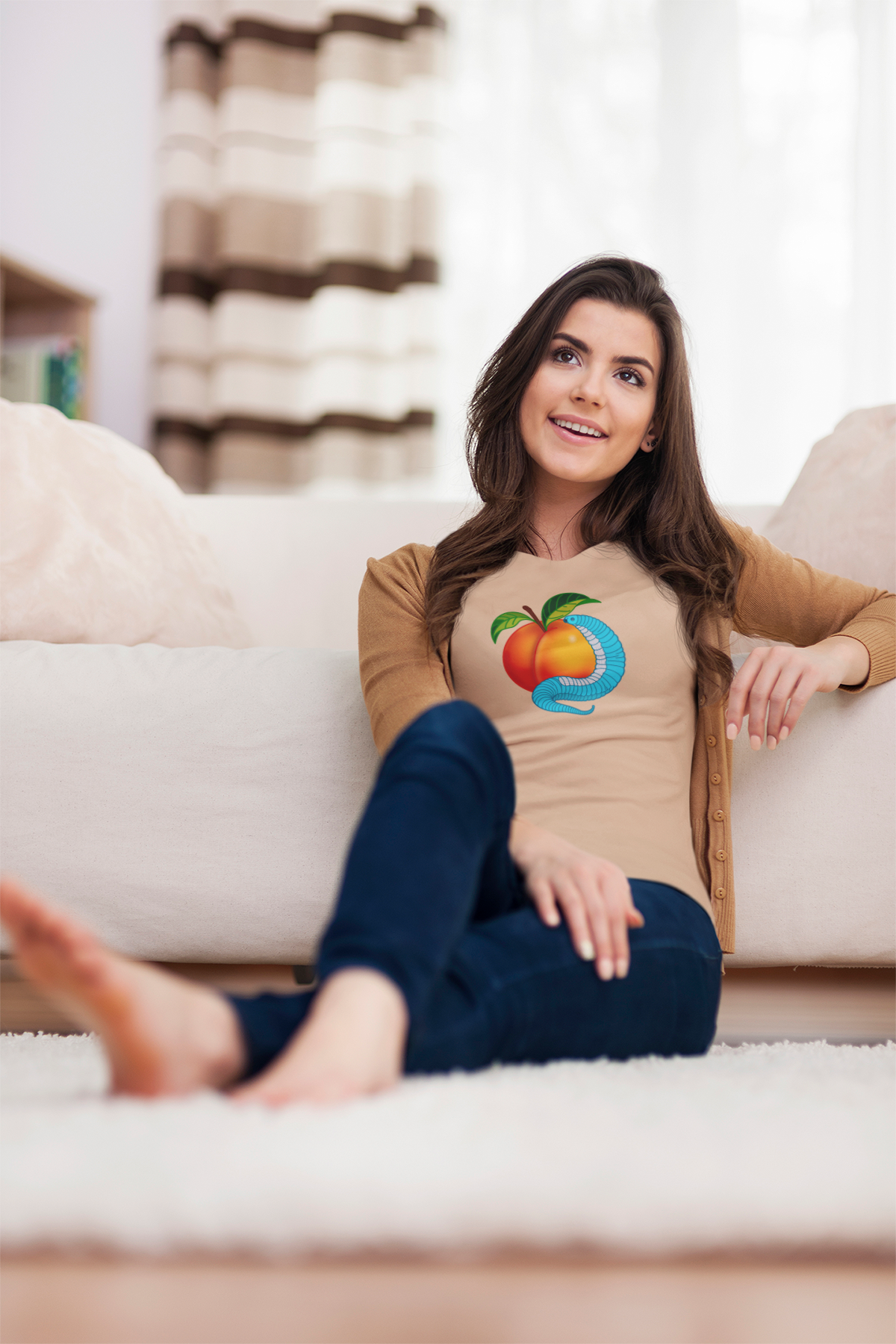 Peach Leech - External Catheter T-Shirt