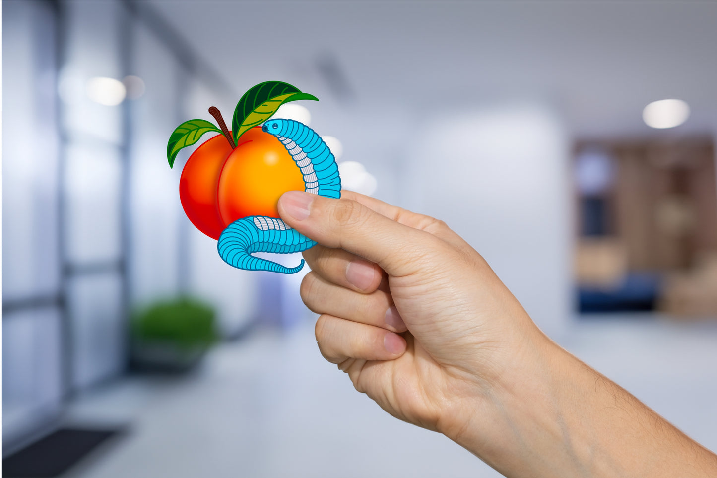 Peach Leech, External Catheter Sticker