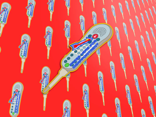 Press Here For Disappointment, Call Light Sticker