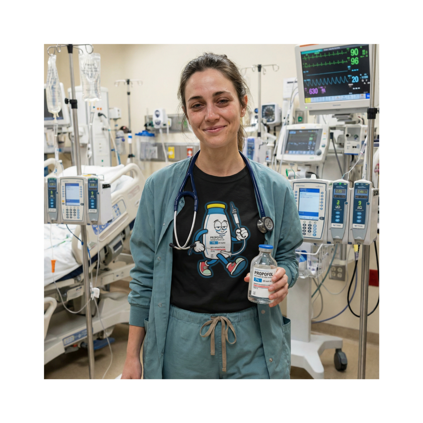 Propofol Pete T-Shirt - RN Art Line